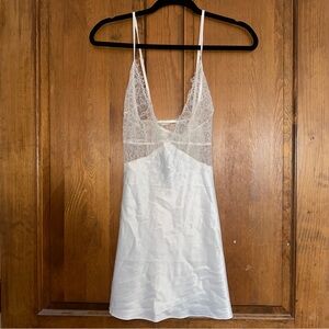 Victoria's Secret White Lace Slip